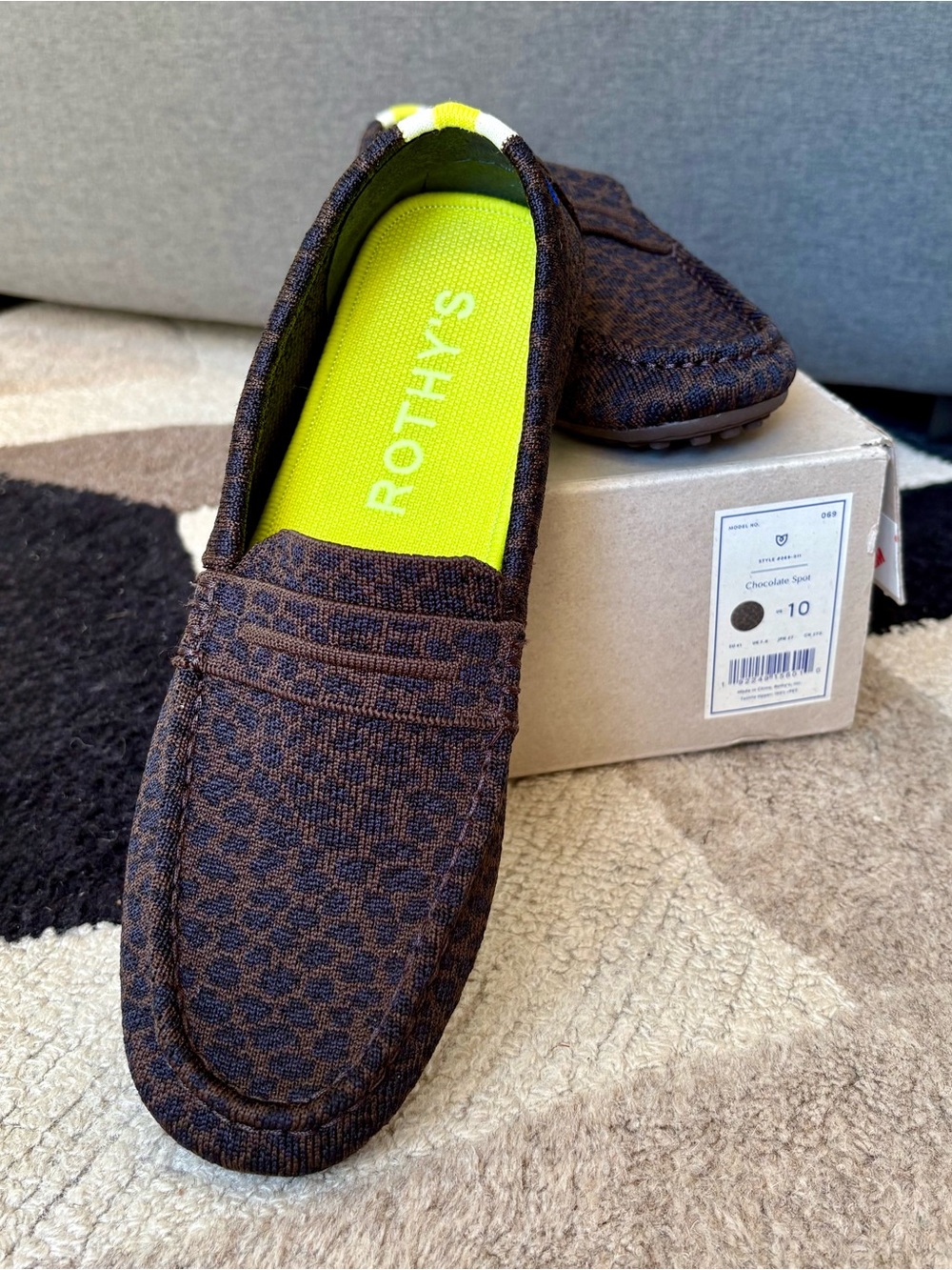 Rothy's Women’s Chocolate Spot The Daily Driver Loafers